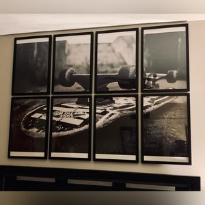 Skateboard Wall Art - Unique - Framed Posters - Multi-Panel